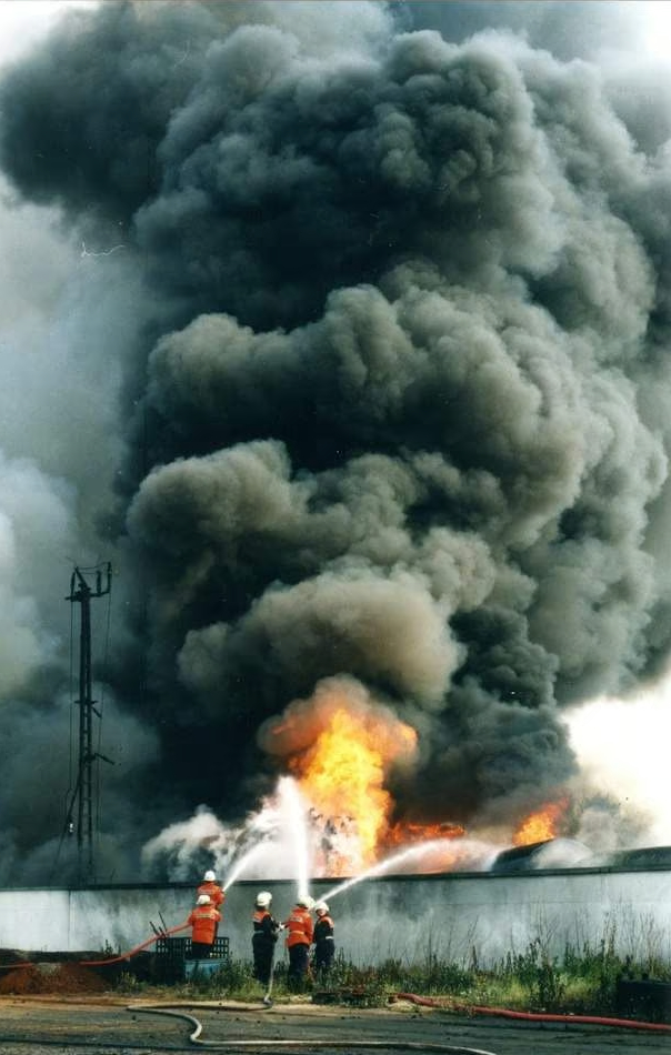 1996年，德国舍讷贝克发生载氯乙烯火车脱轨事件