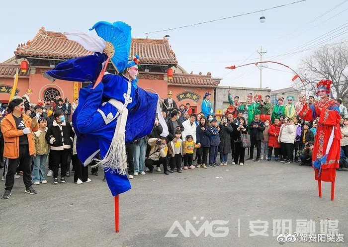 河南安阳滑县道口传统古会重启 民俗文化活动丰富多彩