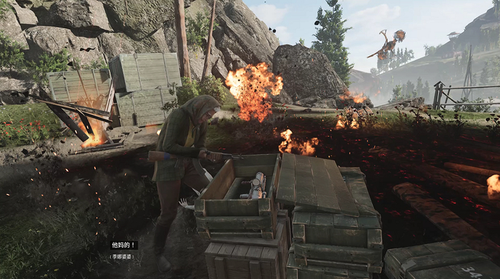 用重火力武装自己的苏联老太