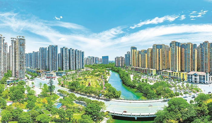     江安河活力新潮消费带    张志强 摄