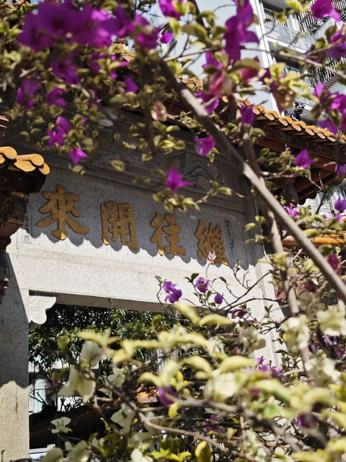 ▲上梅林村以先人伟绩及其发展历史，激励后人爱国爱乡。