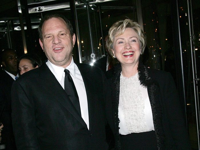 韦恩斯坦与希拉里·克林顿