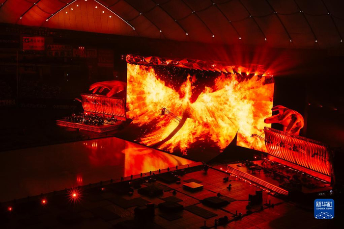 　　2月26日，羽生结弦在个人冰上表演中。新华社发（GIFT官方供图）