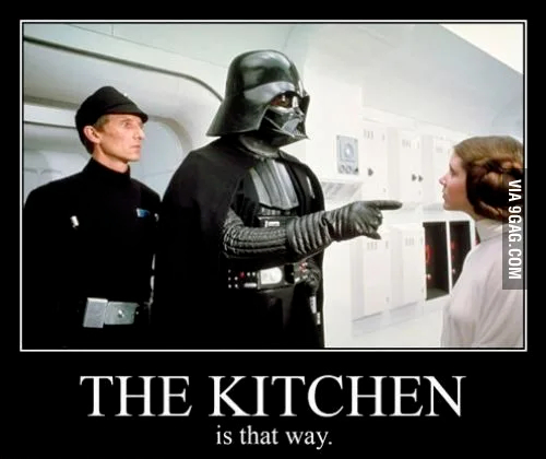 与之相似的还有许多衍生meme，核心都是“你（女性）该属于厨房”