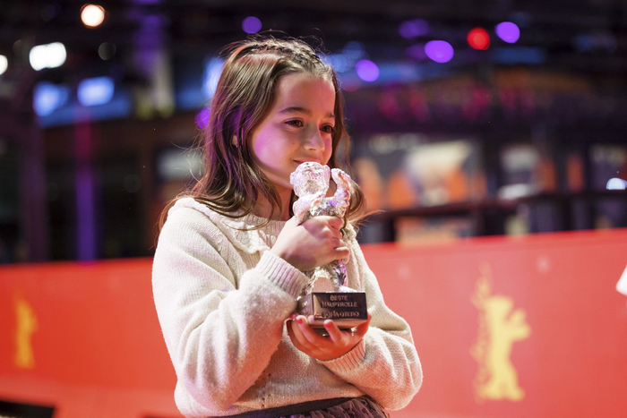 第73届柏林国际电影节最佳主角银熊奖索菲亚·奥特罗。图片来源：柏林国际电影节官网