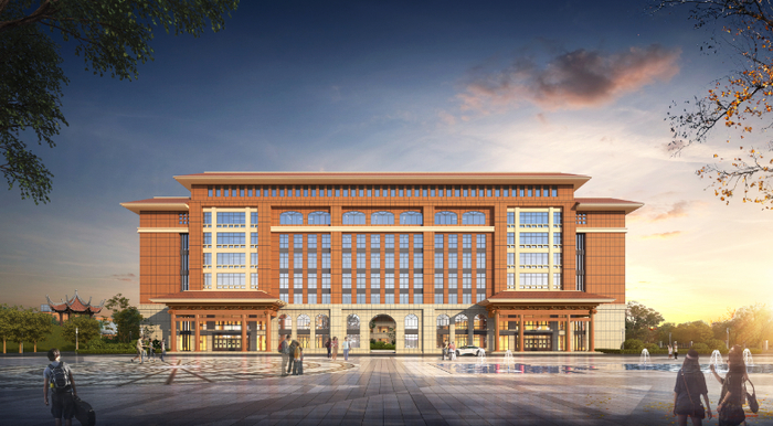 延安大学西安创新学院临潼校区效果图