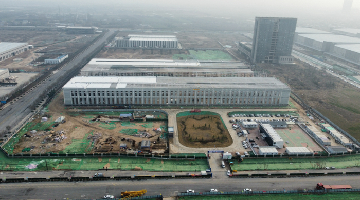 赛特金属棒丝材及制品产业化项目施工现场