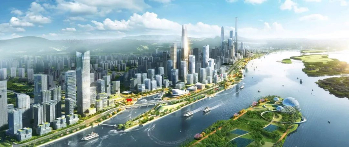 国家级人工智能与数字经济试验区（鱼珠片区）效果图