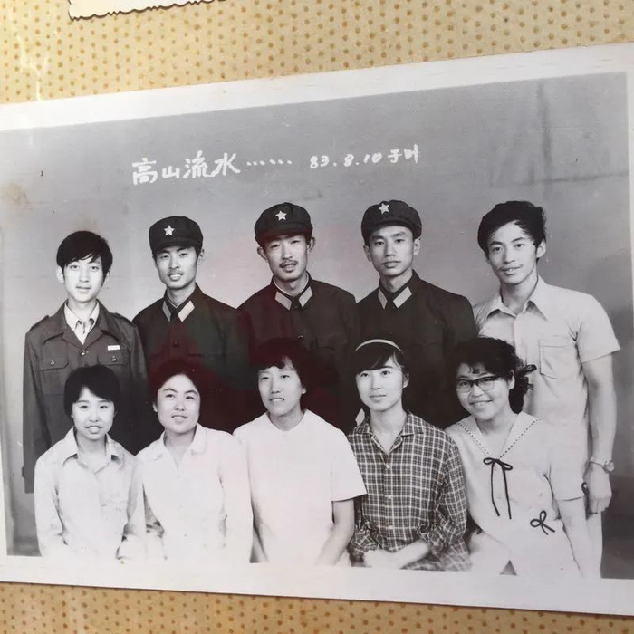 图为作者大学时期