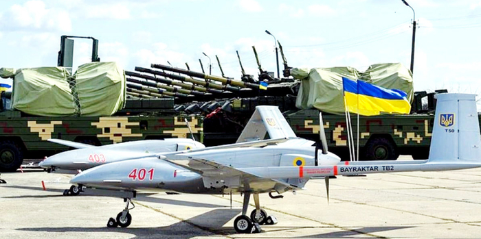 乌克兰装备的TB-2无人机，大部分被俄防空系统击落。