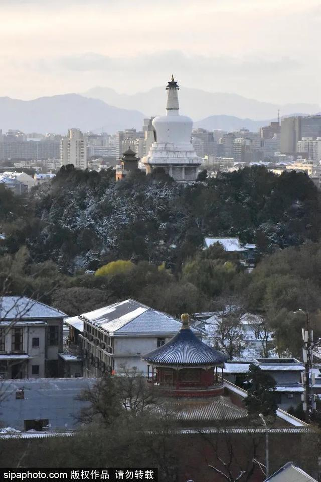 ▲景山之上望白塔 资料图