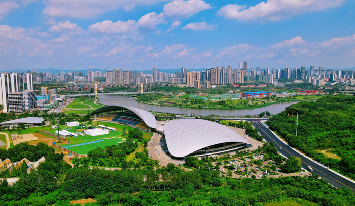 现代五项赛事中心 图据双流发布