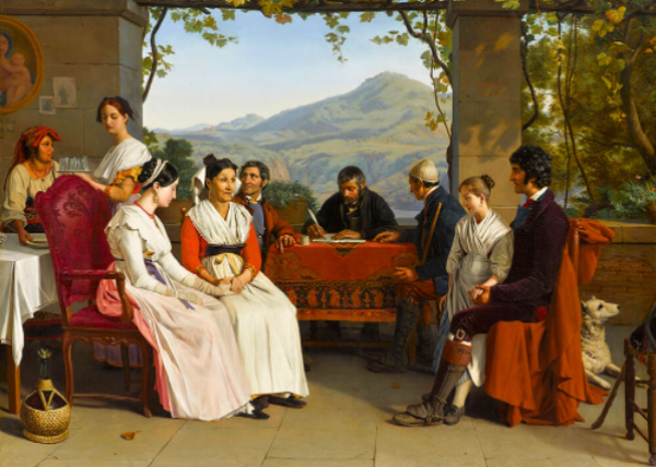 《婚姻契约》，纪尧姆·博迪尼埃，1831年