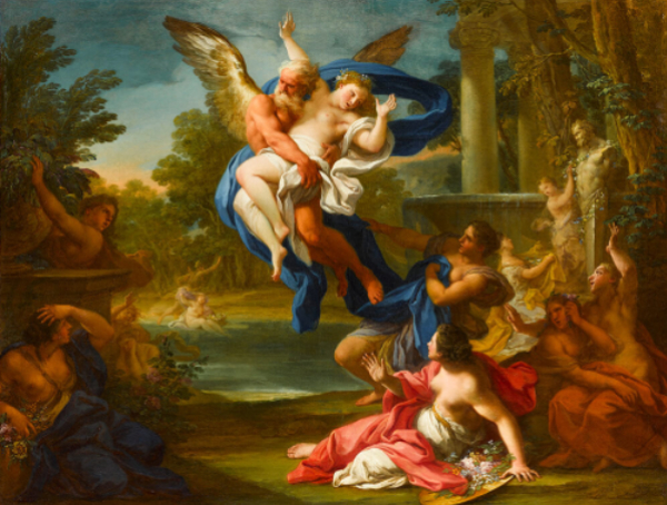 《波雷阿斯掠夺奥雷西亚》，塞巴斯蒂亚诺·孔卡，1715-1730年