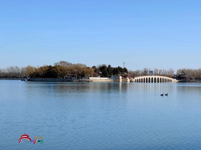 ▲颐和园十七孔桥 图/黄梦庭