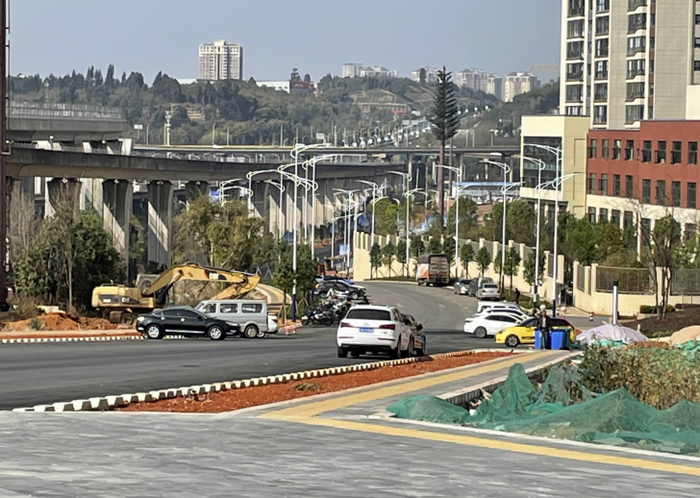 新建道路让东白沙河片区出行更便捷