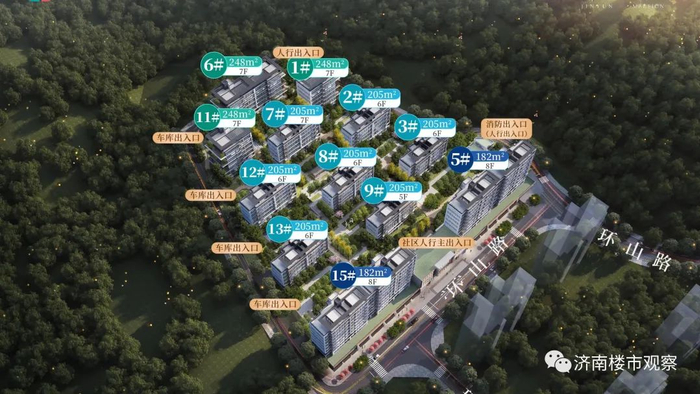 （中博·锦雲原著鸟瞰示意图）