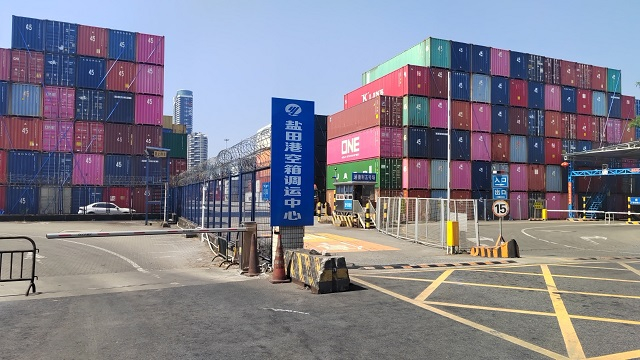 3月1日，空箱调运中心 黄琼/摄