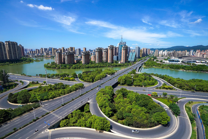 新余湿地公园。新余市委宣传部 供图