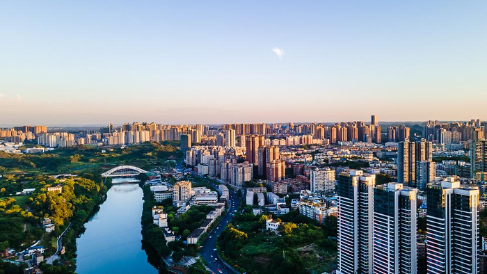 自贡市风光 视觉中国 资料图