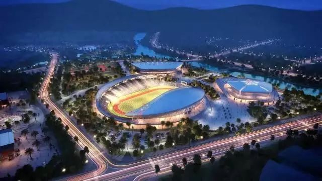 万宁市文化体育广场项目效果图