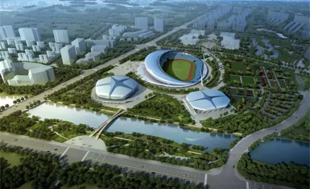 万宁市文化体育广场项目效果图