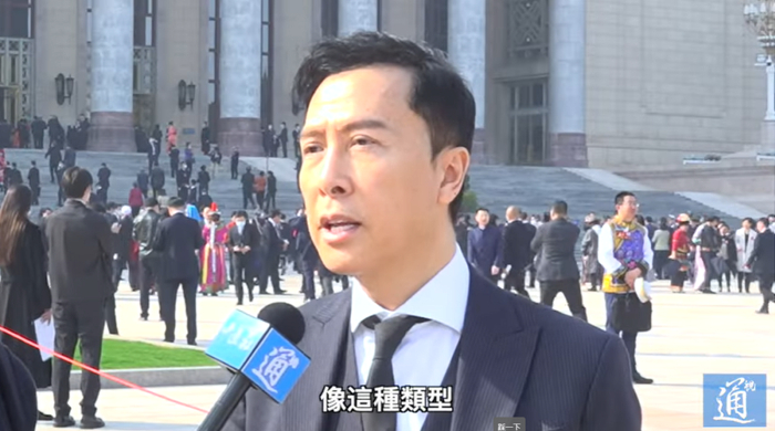 甄子丹接受香港新闻网采访