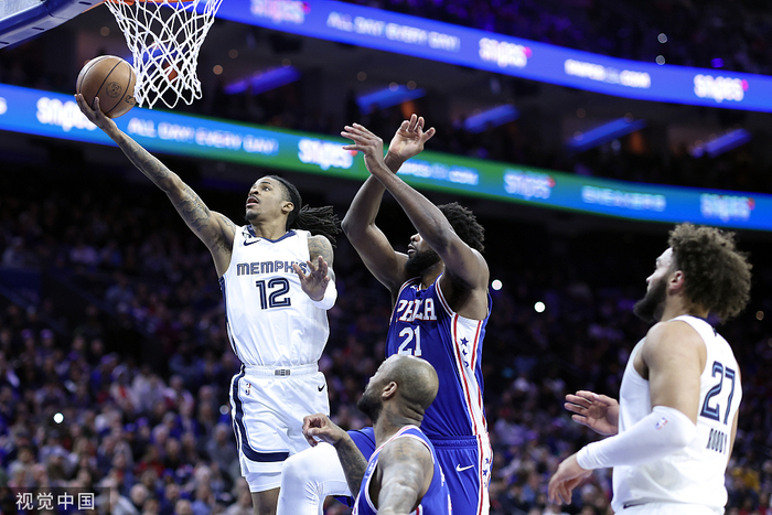 莫兰特的突破是NBA最犀利的存在。