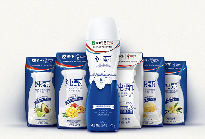 蒙牛纯甄｜图片：品牌官网