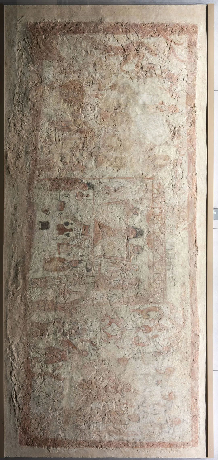 ▲北壁壁画——宴饮、杂耍图