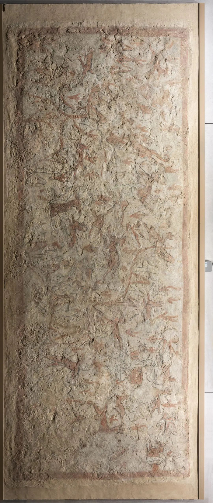 ▲东壁壁画——狩猎图