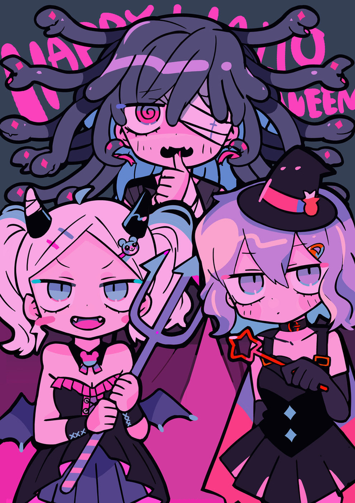 插画师 寺田てら(terada tera)卡通q版人物插画,用色大胆……|插画师