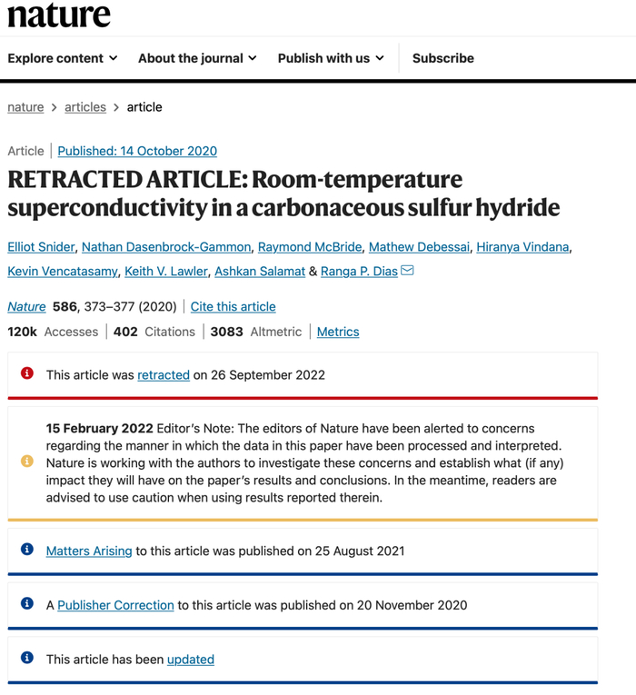 图丨被撤回的论文（来源：Nature）