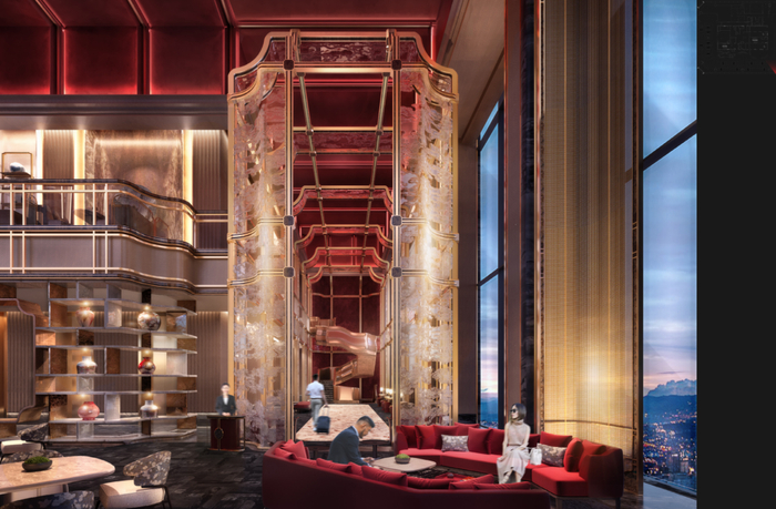 △青岛钓鱼台酒店大堂