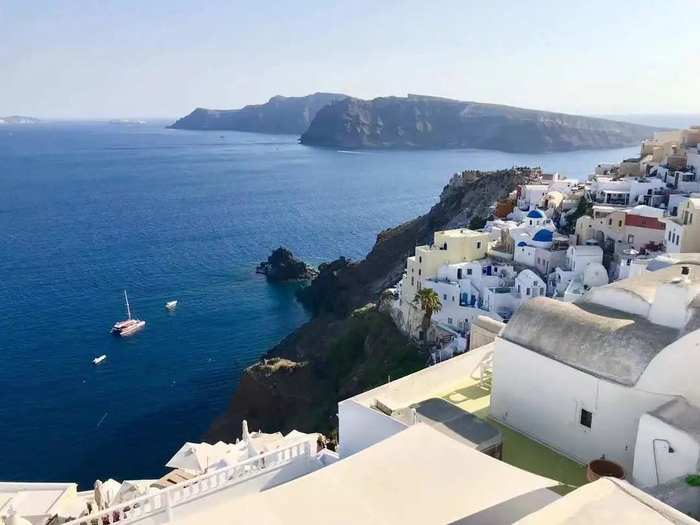 希腊海岛美景。/ 资料图，曾欣悦 摄