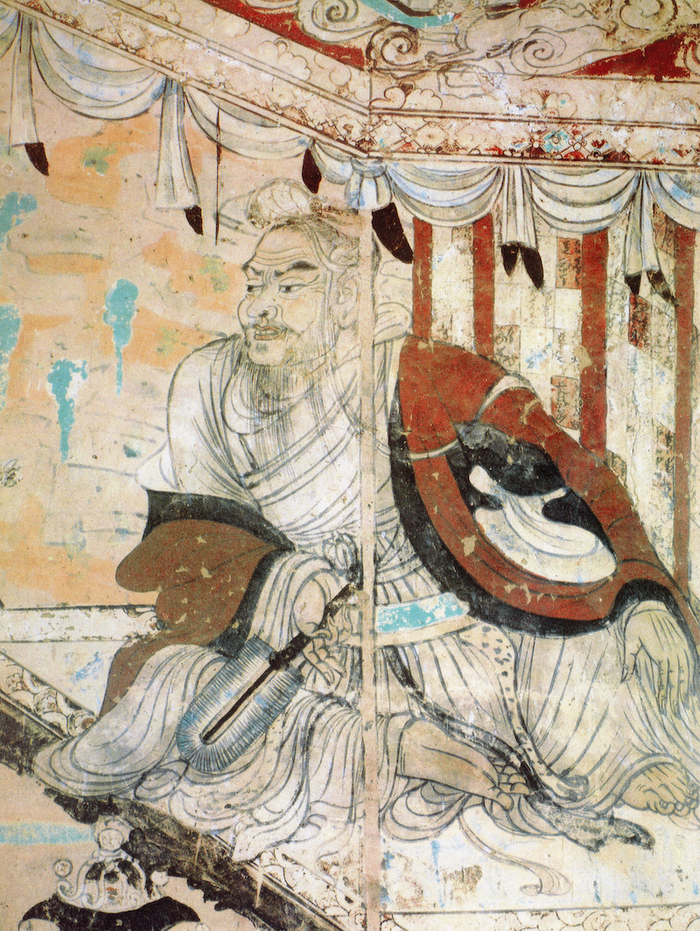 图1-4 维摩变之维摩像盛唐 莫高窟第103窟主室东壁