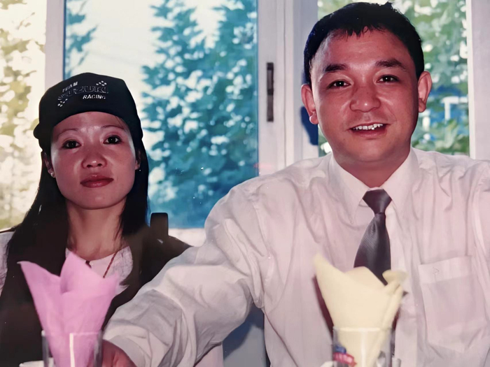 唐蔚华和丈夫年轻时。受访者 供图