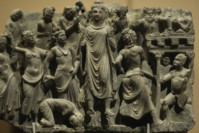 公元2-3世纪须摩提女传说。新京报记者 浦峰 摄