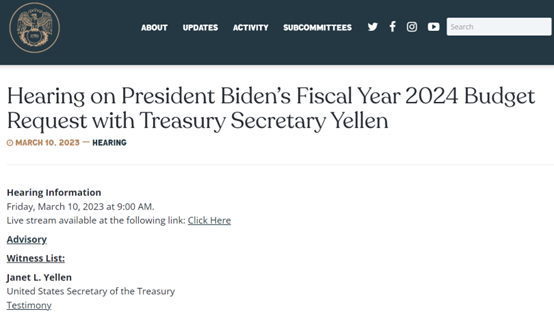 美国众议院众筹委员会记录截图。