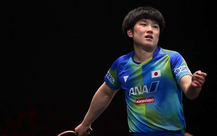 张本智和爆冷无缘男单8强。  图/新华社