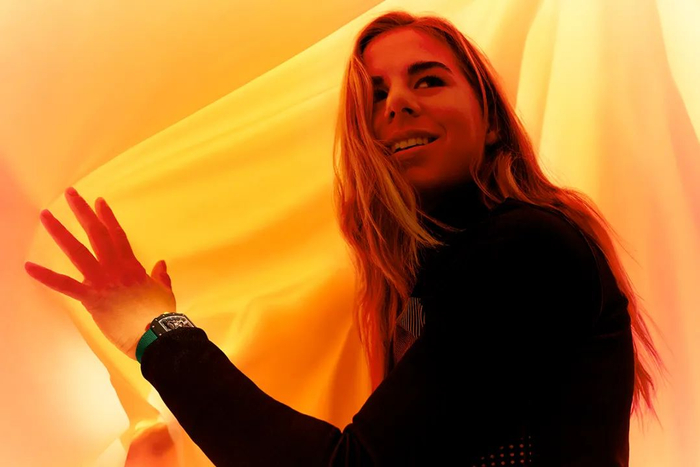 滑雪运动员 Ester Ledecká