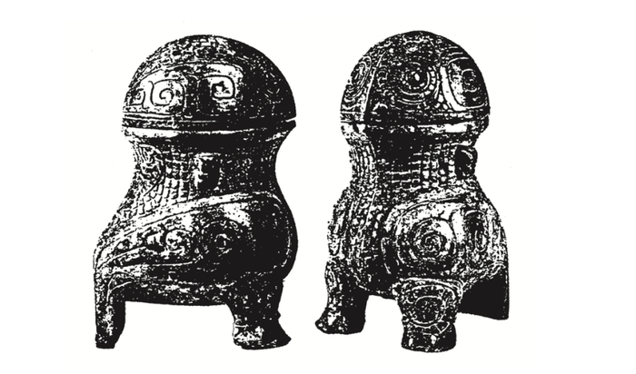 图 13 商代晚期青铜鸮尊