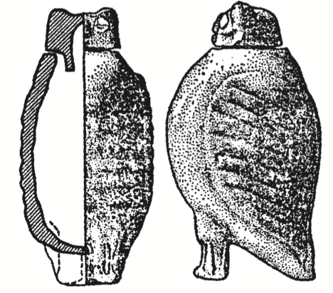 图 20 河南辉县出土陶鸮尊