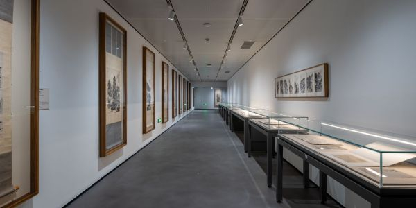 “夜山勾古——黄宾虹的宋画研究及其传承”展览现场