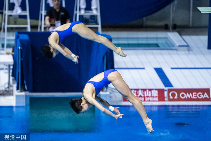 全红婵和陈芋汐是互相促进的良性竞争。 资料图