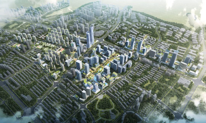 开元创新社区空间效果图。