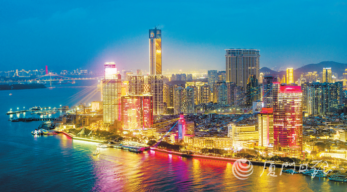 本岛西部历经几十年发展经济格局已成。