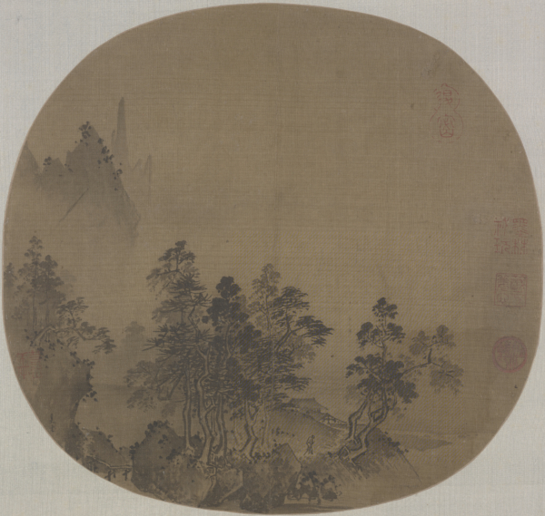 夏圭 《烟岫林居图》 故宫博物院藏