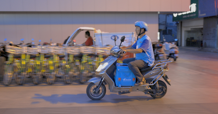 外卖诗人王计兵。/图片由受访者提供