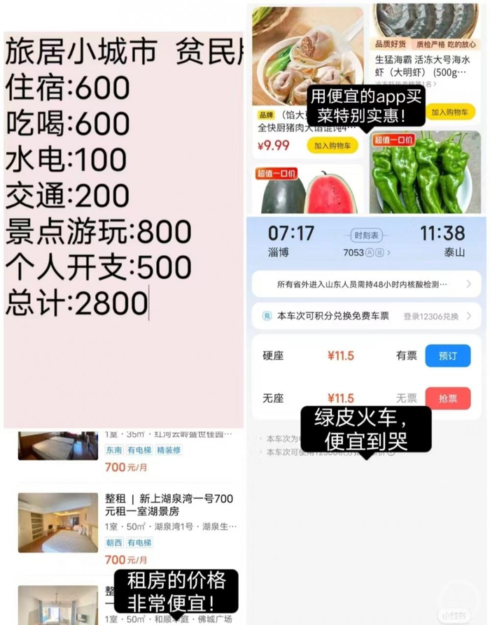 ▲小顾计划中，未来旅居时预计每月的花销。